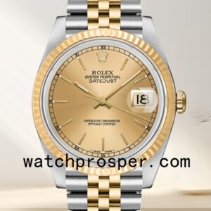 Rolex Datejust 16233CSJ Men's 36mm Stainless Steel