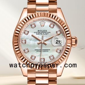 Rolex Datejust m279175-0017 28mm Ladies President Bracelet/Jubilee Bracelet