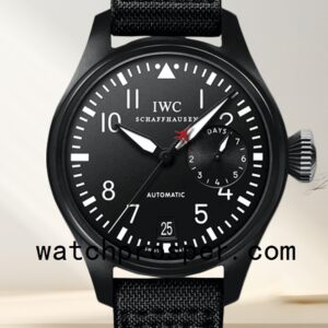 IWC Big Pilots Men's IW501901 43mm Stainless Steel Canvas Strap