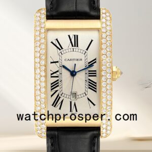 Cartier Tank Americaine Unisex 27mm WB702051 Silver Dial